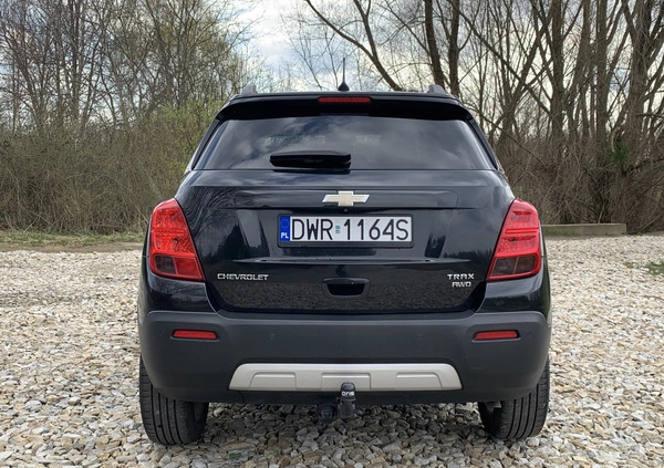 Chevrolet Trax cena 34900 przebieg: 237580, rok produkcji 2014 z Wrocław małe 742
